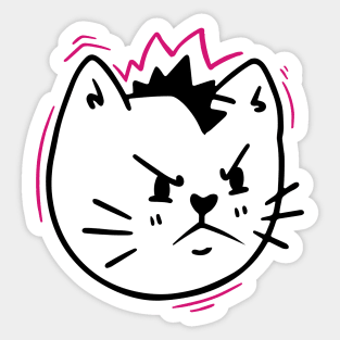 Punk Cat Sticker